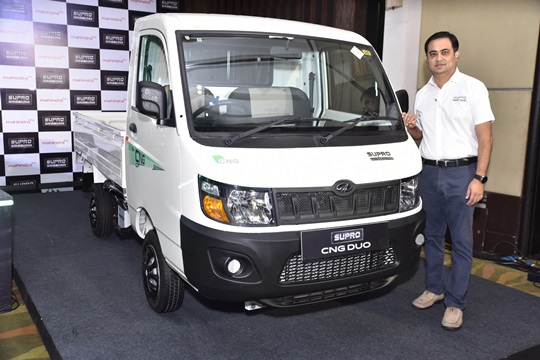  Mahindra launches its first Dual-Fuel small commercial vehicle, the newSupro CNG Duo; Price starts at ₹6.32 lakh