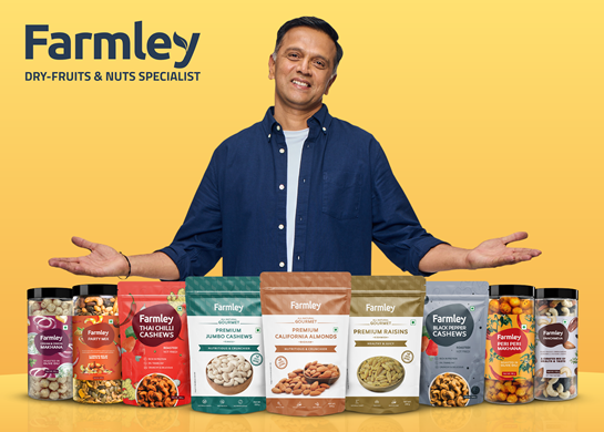  Farmley announces Rahul Dravid as the new brand ambassador