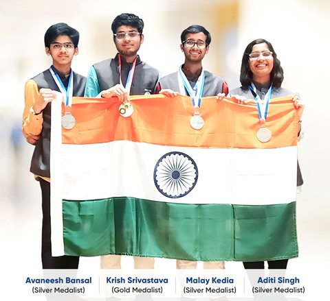  ALLENites secured 1 Gold and 3 Silver medals in International Chemistry Olympiad (IChO)