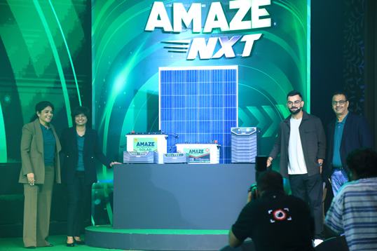  India’s Fastest growing Energy Solutions brand ‘Amaze’ further strengthens its position by launching widest range of Inverter, batteries and solar products