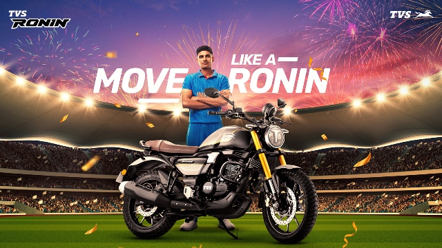  Shubman Gill shows how to #MoveLikeARonin, in TVS Ronin’s latest campaign