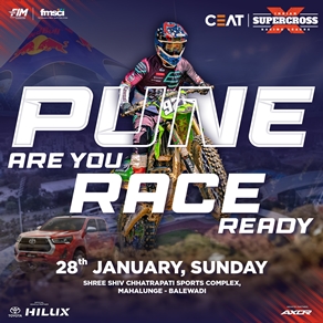  CEAT INDIAN SUPERCROSS RACING LEAGUE ANNOUNCES SHREE SHIV CHHATRAPATI SPORTS COMPLEX AS THE VENUE FOR PUNE RACE IN SEASON ONE